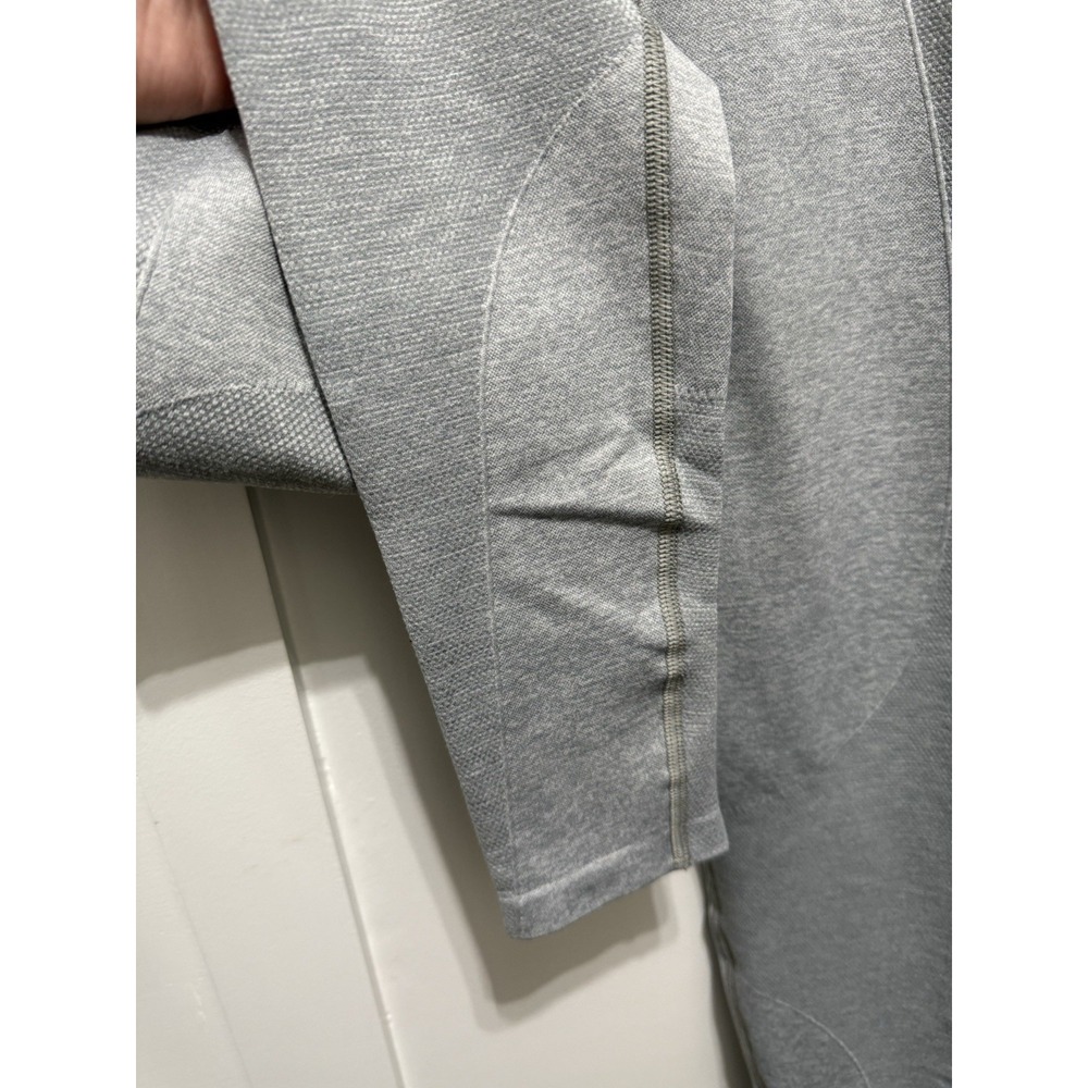 Gymshark Flex Seamless‎ Leggings Grey Purple Size M Gym Yoga Compression Workout - Picture 8 of 13